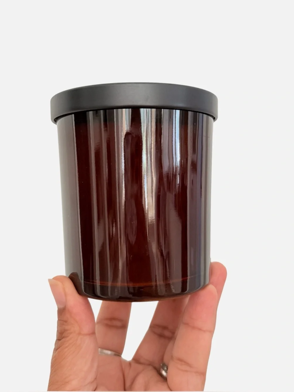 Leoben Company Teakwood & Oak Luxury Scented Candle - Brown